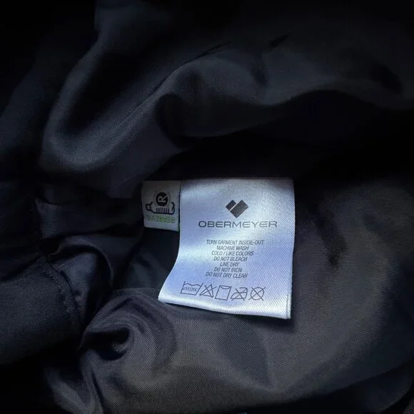 OBERMEYER Teen Enforcer Ski Pants Boys M 10-12 Medium Black Snowboarding Pant - Picture 11 of 13